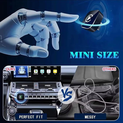 Wireless CarPlay Adapter2026 Upgraded – Suitable for Apple iPhone & Android, with Compact Size, Plug-and-Play Convenience, and Fast, Stable Connection for CarPlay & Android Applications
