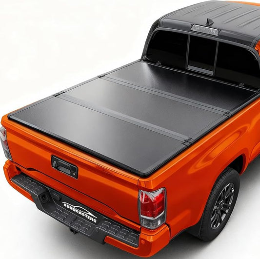 Hard Tri-Fold Truck Bed Cover for 2005-2015 Toyota Tacoma Fits 5FT Bed (60.3") | for Models with or Without The Deck Rail System | Tacoma Accessories 2005-2015