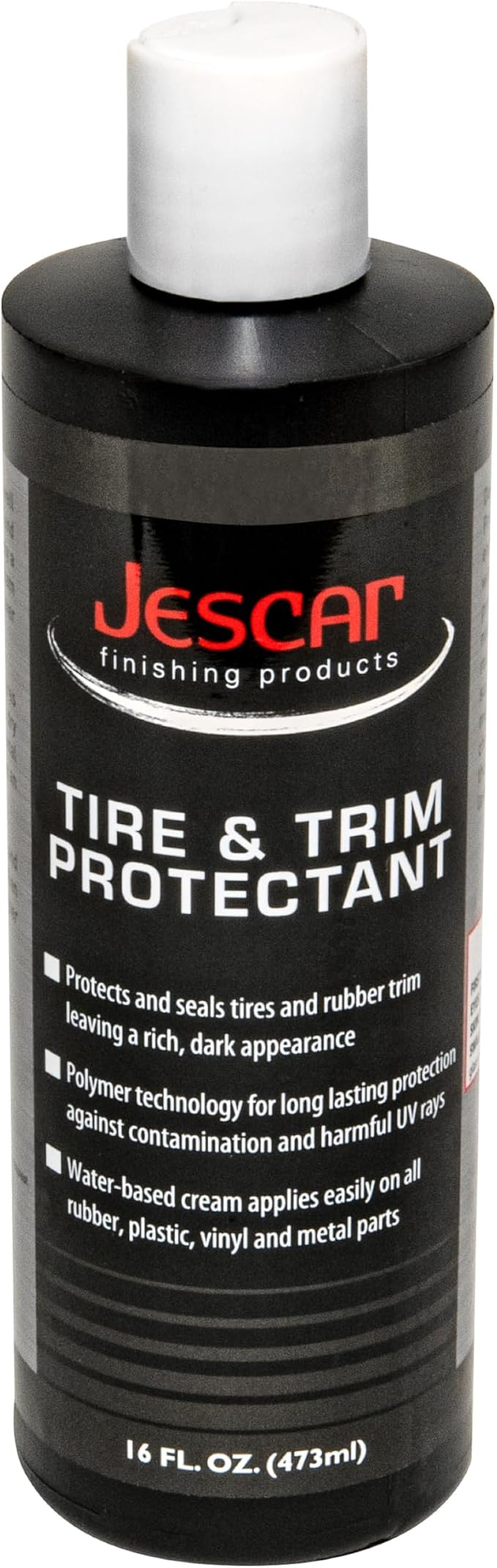 Jescar Tire & Trim Protectant - 16oz - Long-Lasting UV Protection for Tires, Trim, and Vinyl – Restores Shine, Prevents Fading, and Repels Dirt – Easy Application, Professional-Grade
