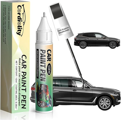 A90 Dark Graphite Metallic Touch Up Paint for BMW, Color Accurate Car Paint Scratch Repair Pen, Quick & Easy Fix Automotive Chips and Nicks