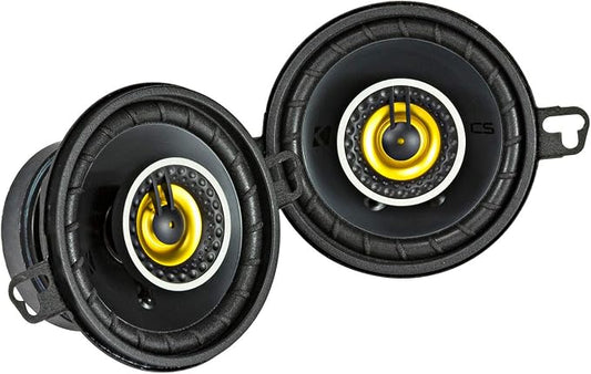 KICKER 46CSC354 CS-Series CSC35 3.5-Inch (89mm) Coaxial Speakers, 4-Ohm (Pair)