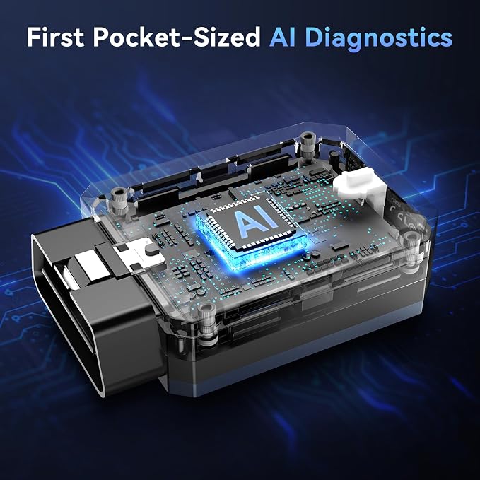 MUCAR BT200 MAX AI OBD2 Bluetooth Scanner, Full System 15 Resets Diagnostic Tools Bi-Directional Control, CAN-FD & FCA Autoauth, AutoVIN, Real-Time Data, ELM327 APP Compatibility, Lifetime Free Update