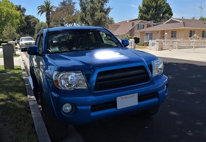 iJDMTOY Hood Scoop Mount LED Light Bar Kit Compatible with 2005-2011 Toyota Tacoma, Incl (1) 50W High Power LED Lightbar, Hood Bulge Stainless Steel Mounting Brackets & Wiring Switch