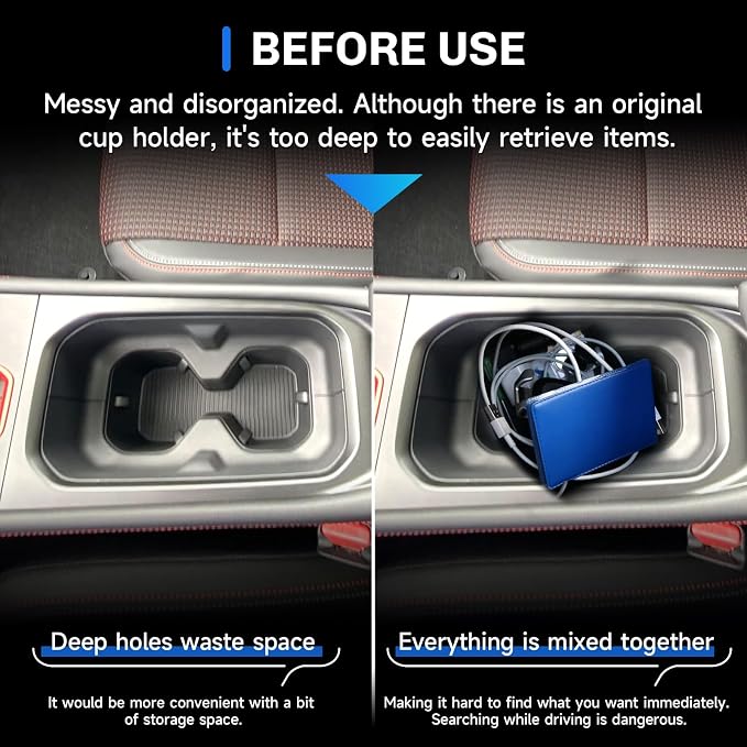 SXCY for 2025 2026 Nissan Kicks Cup Holder Insert Cup Holder Limiter 2025 Kicks Accessories Drink Holder Adapter Non-Slip Drink Stopper Stabilizer