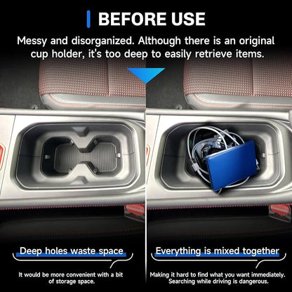 SXCY for 2025 2026 Nissan Kicks Cup Holder Insert Cup Holder Limiter 2025 Kicks Accessories Drink Holder Adapter Non-Slip Drink Stopper Stabilizer