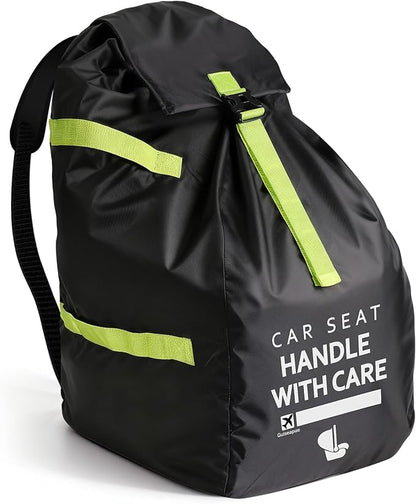 Upgrade Car Seat Travel Bag for Airplane: Car Seat Bags with Shoulder Handle for Air Travel Fit All Car Seats, Infant Carriers & Booster Seats, Carseat Cover Fit Doona Graco, Travel Essentials
