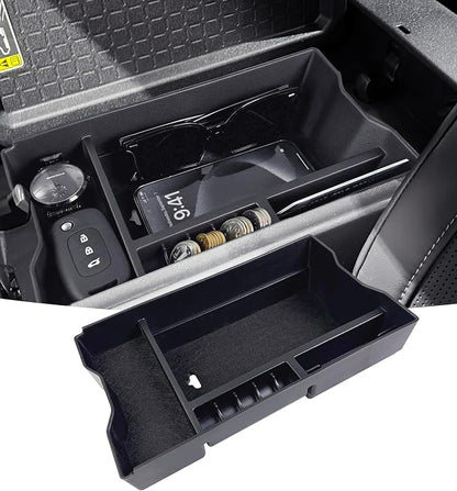 Center Console Organizer Tray Storage Box for Toyota RAV4 2026, Interior Accessories Armrest Insert Tray Storage Box for 2026 RAV 4, Black