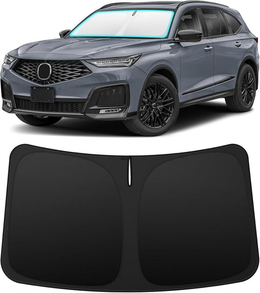INSAUTO Custom Fit Windshield Sun Shade Accessories for Acura MDX 2022-2026, Foldable Front Window Sunshade, UV & Heat Reflector, Keeps Interior Cool, Includes Storage Bag