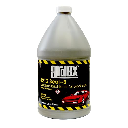 Ardex Seal-B: Swirl Mark Remover, Machine brightener for Black Cars (1 Gal)