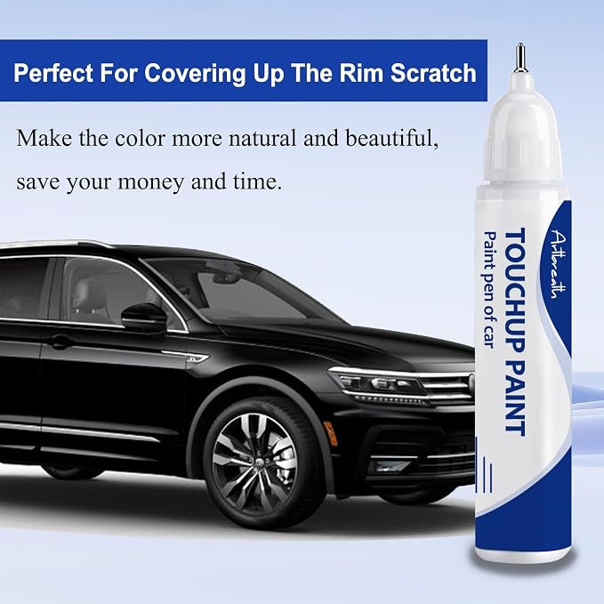 Deep Black Pearl(LC9X/2T) Touch Up Paint for Volkswagen-Exact Match–Chips and Nicks Car Paint Scratch Repair Kit Automotive Paint Pen for Atlas/Beetle/CC/EOS/Golf/GTI/Jetta/Passat/Tiguan