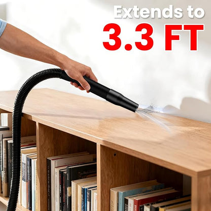Cordless Vacuum for Miwaukee Battery, 5 in 1 Lightweight Handheld Vacuum Cleaner with 500W Powerful Motor, 46 CFM Portable Hand Vacuum with Filtration HEPA for Floor, Carpet(Battery Not Included)