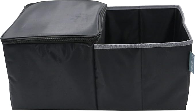 FH Group E-Z Travel™ Collapsible Multi-Compartment Car Trunk Organizer, Cargo Storage Organizer for Cars, SUVs, and Trucks Gray