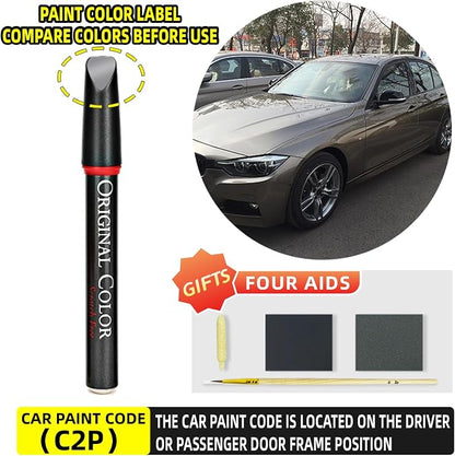 Carhoo C2P Atlas Cedar Touch Up Paint Suitable For BMW, Genuine Custom Color Absoulutely Without Color Differences (16ml)