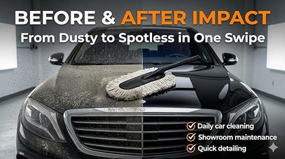 The Jopasu Car Duster – 100% Wax-Treated for Instant Dust Removal | No Scratches, No Hassle, Just a Clean Car