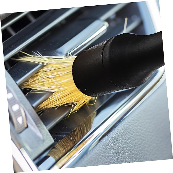Gatuida 1 Set auto Detailing Beauty Products Crevice Brush car wash Tools Motorcycle Detailing kit car wash Brush Replace car Alloy Wheel Detail Brush Lotus Cleaning Supplies, 22.50X2.40X2.30CM