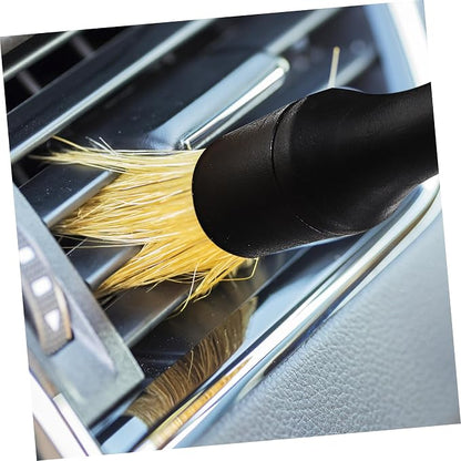 Gatuida 1 Set auto Detailing Beauty Products Crevice Brush car wash Tools Motorcycle Detailing kit car wash Brush Replace car Alloy Wheel Detail Brush Lotus Cleaning Supplies, 22.50X2.40X2.30CM