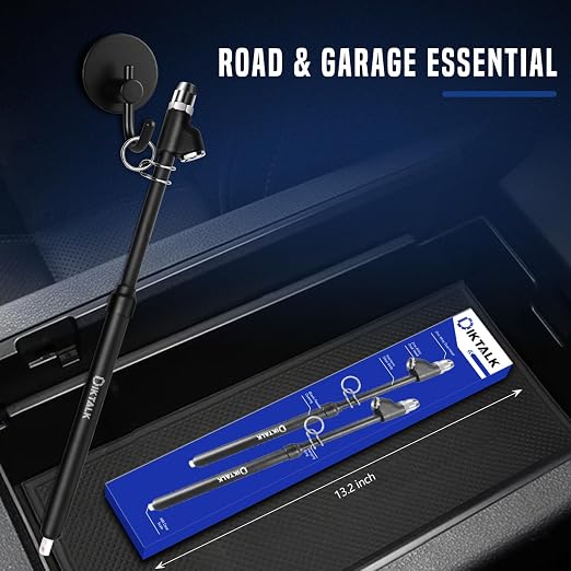 2-Pack Heavy Duty Dual Head Tire Pressure Gauge (10-150 PSI, 1-10 Bar) for Semi Trucks, RVs, Cars, Motorcycles - 12 Inch