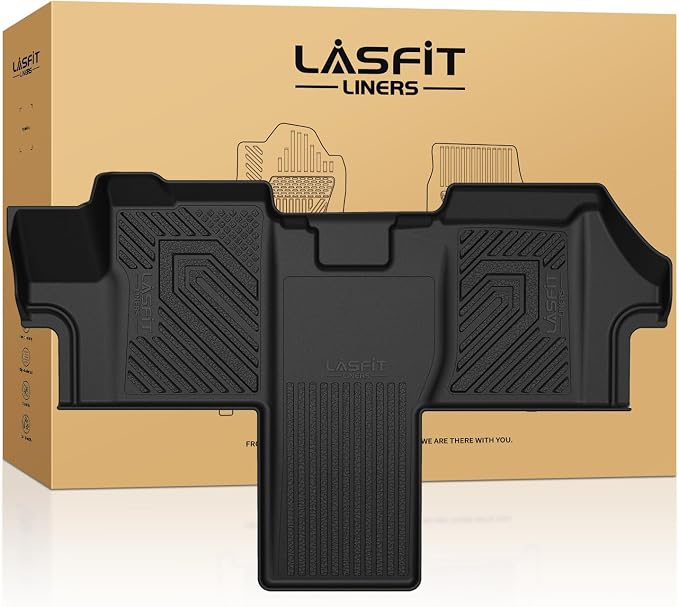 LASFIT Floor Mats for 2018 2019 2020 2021 2022 2023 2024 2025 2026 Dodge Ram Promaster 1500 2500 3500, All Weather TPE Custom Fit Car Mats Floor Liners 1st Row Only, Black