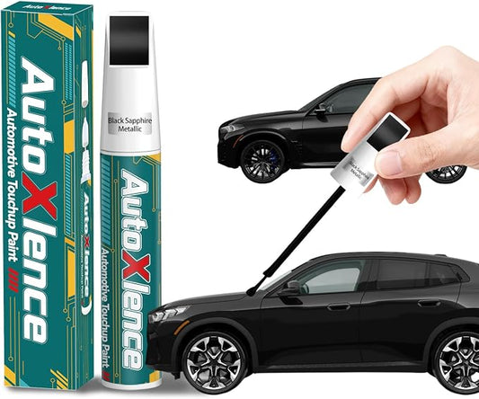 Black Sapphire Metallic(475) Touch Up Paint Compatible with BMW Car Paint Pen Scratch Repair Automotive Scratch Remover Fix Exact Color Match