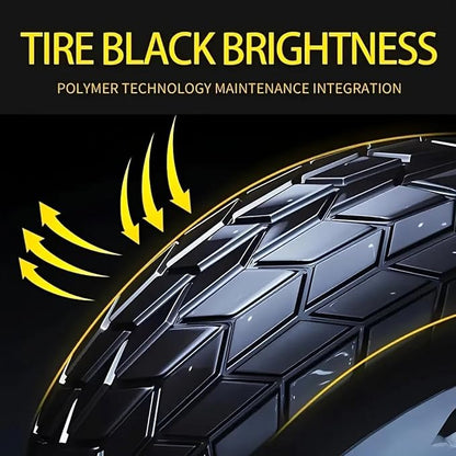 Nice & Wet Tire Shines Trim Coating for Rubber, Tire Refurbishing Cream for Car Truck Motorcycle Tire Polishing Wax Car Wheel Tire