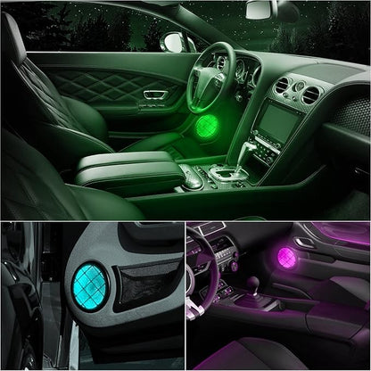RGB Door Horn Light*1(5.9inch+ line 19inch*1), which fit for RGB Main Controller Connects and sub-Controller kit (not Including), Not Applicable dreamcolor 5 in 1(Single Controller)