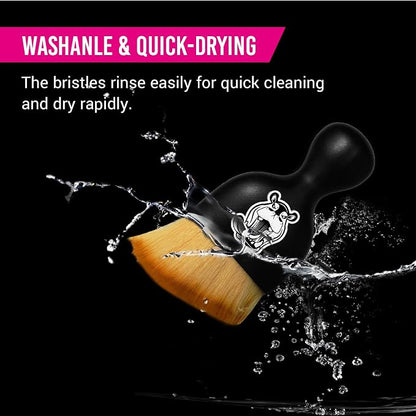 H.O.W Car Interior Detailing Brush Automotive Cleaning Brush for Vent Seat Crevice Dashboard Leather Air Conditioner