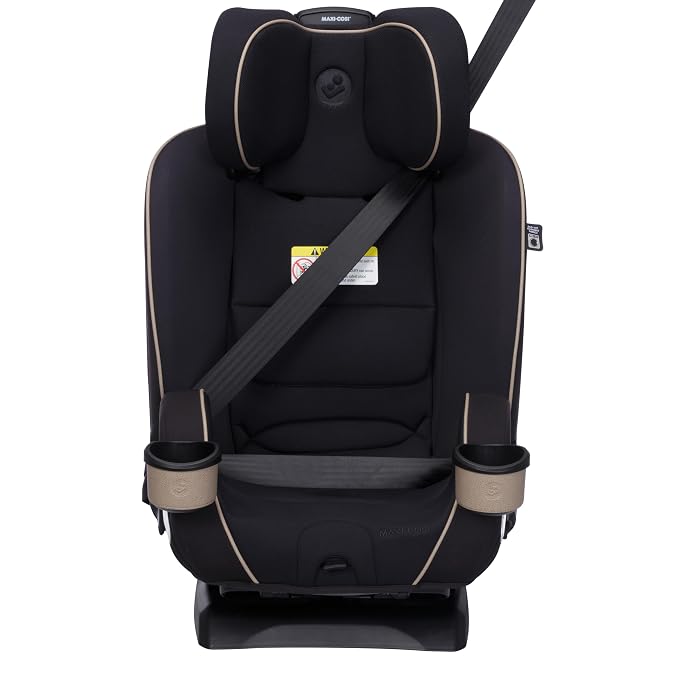 Maxi-Cosi Kani 4-in-1 Infant Kids Convertible Car Seat, Rear-Facing Forward-Facing Carseat, Booster, Slim Fit, Magnetic Buckle, 5-Position Recline, Fits 5-100 lbs, 19-57 in, Caspian Caviar