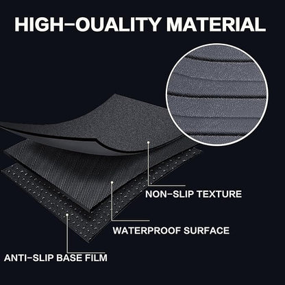 All Weather Floor Mats for 2021-2023 Toyota Sienna, Floor Mats Fits 1st & 2nd & Row, 3D Anti-Slip Waterproof TPE Rubber Protector Car Mats Full Set Liners