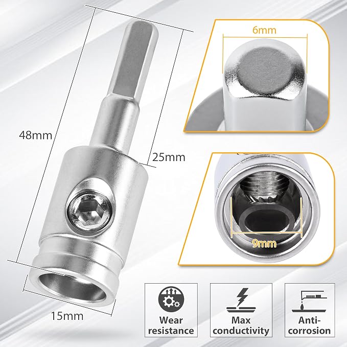 Amp Input Reducer 4 Gauge to 8 Gauge (2PCS) Car Stereo Audio AWG Pin Power Ground Wire Reducer 2PCS