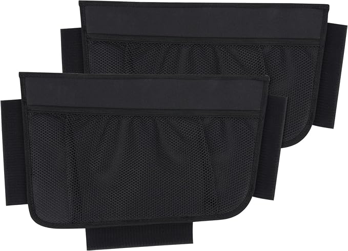 KMMOTORS Sub Trunk Divider of under-floor Compatible for Model Y, Model 3 (2017-2023) – Hidden Trunk Organizer – Dividers with Mesh Pockets for Storage Separation (Set of 2)