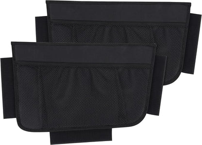 KMMOTORS Sub Trunk Divider of under-floor Compatible for Model Y, Model 3 (2017-2023) – Hidden Trunk Organizer – Dividers with Mesh Pockets for Storage Separation (Set of 2)