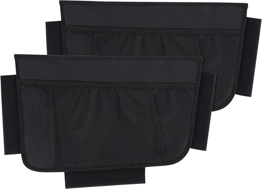 KMMOTORS Sub Trunk Divider of under-floor Compatible for Model Y, Model 3 (2017-2023) – Hidden Trunk Organizer – Dividers with Mesh Pockets for Storage Separation (Set of 2)