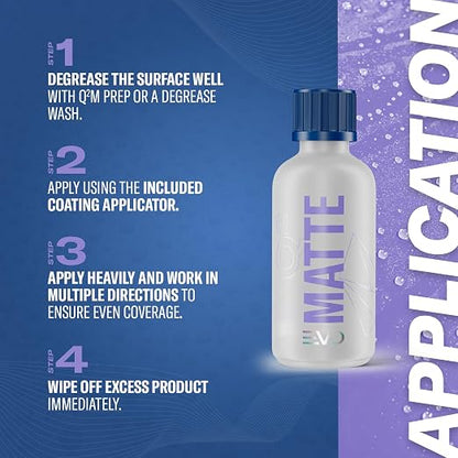 Gyeon Matte EVO Light Kit Ceramic Coating for Matte and Satin finishes Hydrophobic Paint sealant UV Chemical Protection enhances Color Depth Without Gloss adds Lasting Protection