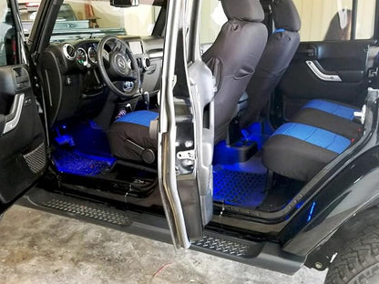 ORACLE Lighting 3805-002 Universal Blue Ambient LED Lighting Footwell Kit - Waterproof - Easy Installation - Ultra Flexible - Indoor or Outdoor Application