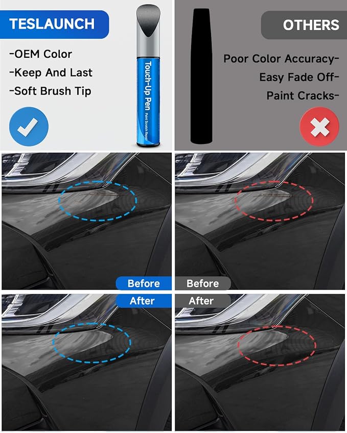 202 Black Touch Up Paint Compatible with Toyota Exact Match Touch Up Paint Car Scratch Repair