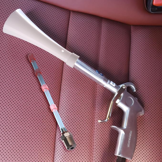 EAORBD Car Cleaning Gun Part for Tornador Car Blow Out Tool Weighted Tube for Tornador Rubber Hose with Threaded Cap (Rubber Hose(1))