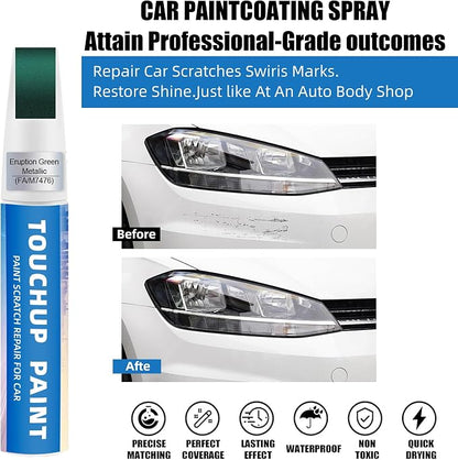 Eruption Green Metallic(FA/M7476) Touch Up Paint Compatible with Ford 2-in-1 Car Scratch Repair Pen for Rock Chips, Door Scratches&Paint Nicks Exact Color Match Quick Dry DIY Fix for F-150 Explorer