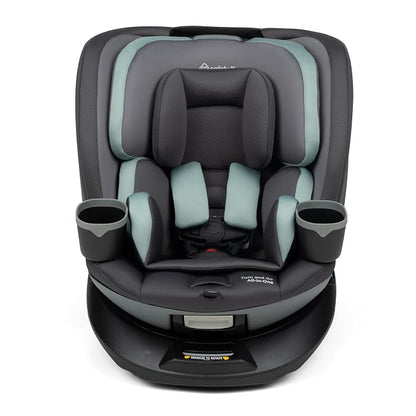 Safety 1st Turn and Go 360 ST 360 Rotating Car Seat, SafetySwivel, SecureTech Installation, All-in-One Convertible Car Seat, 3-in-1 Rear-Facing, Forward-Facing, Booster, 5-100 lbs, Seafoam Mist