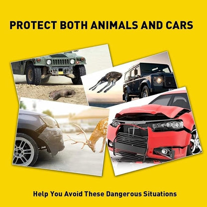 8 Pcs Deer Whistles for Car, Deer Warning Devices Vehicles Horn with Adhesive Tapes