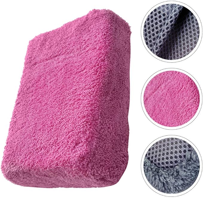 2pcs Absorbent Car Wash Sponge High Density Cleaning Glove for Car Care and Easy to Handle Auto Wash Supplies Selection