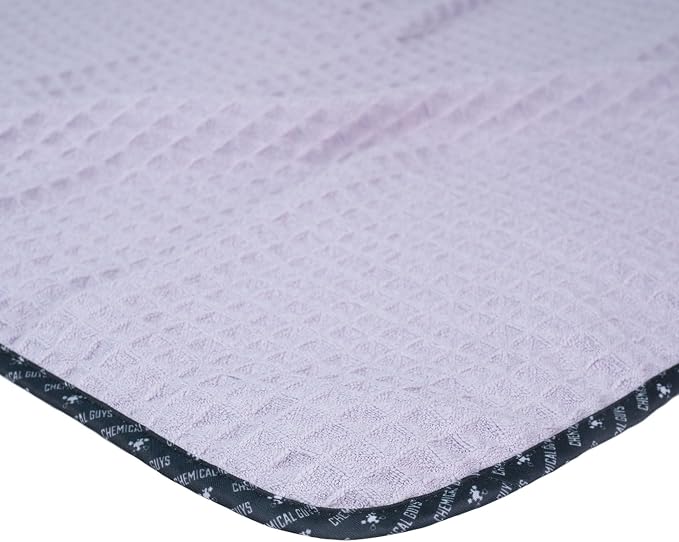 Chemical Guys Waffle Weave for Home & Auto Glass, Windows, Mirrors & More, Lavender (25 in. x 36 in.) 3-Pack
