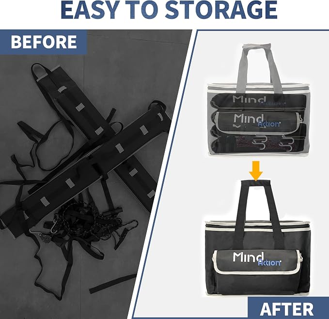 Universal Car Soft Roof Rack for Kayak/Canoe/Surfboard/SUP/Snowboard,Roof Rack Pads Carrier System Include 2 16FT Tie Down Straps,2 Ratchet Pulley Ropes,2 Hood Loops and Storage Bag （with Crossbar）
