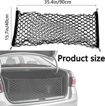 Truck Bed Cargo Net, Storage Elastic Mesh Net（35.4 * 15.7In）
