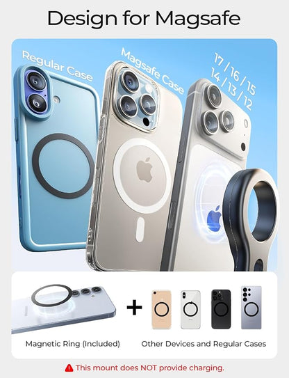 LISEN for MagSafe Car Mount, Magnetic Phone Holder for Car Vent Phone Mount, Air Vent Hands Free Phone Mount, Super Magnetic Phone Mount, Gifts Car Phone Holder Magnetic for iPhone 17 Pro Max 16 15