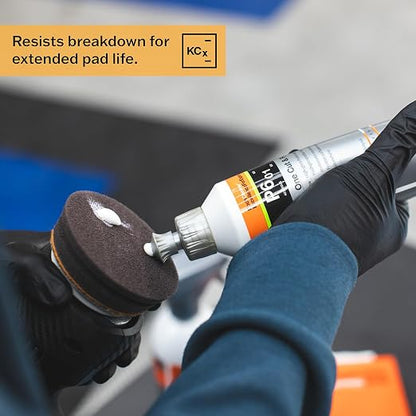Koch-Chemie - One Cut Pad V2 - Medium Abrasive Pad for Removing Moderate Weathering & Scratches; Long-Lasting Compression Hardness; Contours Easily (76mm x 23mm)