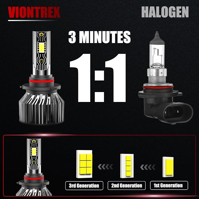Fit 2007 2008 2009 2010 2011 2012 2013 for Acura MDX mdx Light Bulbs,9005 High Beam D2S Low Beam H11 Fog Light Bulbs, 6500K White Car Light Bulbs,35000LM 700% Brightnes ,Plug and Play IP68 Pack of 6