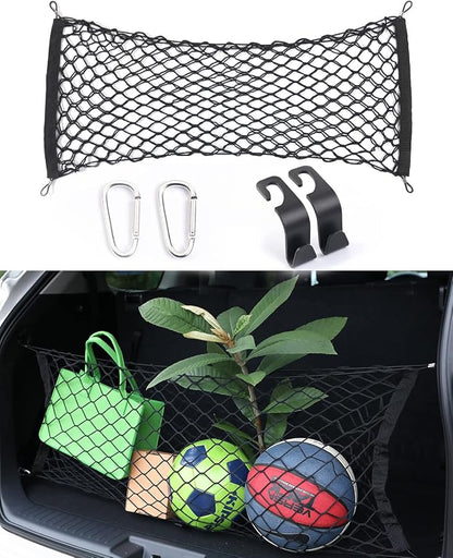 for Toyota Highlander Cargo Net- Envelope Style Heavy Duty Stretchable Trunk Storage Organizer for 2014-2026 Highlander, Trunk Mesh Premium Adjustable Carrier Cargo Net for Grand Highlander