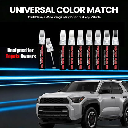 Classic Silver Metallic(1F7) Car Touch Up Paint for Toyota 2-in-1 Car Scratch Repair Pen with Fine Tip&Brush, DIY Color-Code Matched Auto Paint for Rock Chips Door Scratches Paint Nicks Bumper Marks