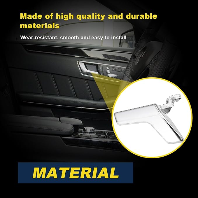 Front or Rear Driver Side Interior Door Handle Repair Kit Compatible with Benz GLK250 X204 C280 GLK280 W204 C63 GLK300 C300 C250 GLK350 C230 Replace# 2047201171 2047201763