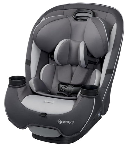 Safety 1st Grow and Go All-in-One Convertible Car Seat, Rear Facing, 5-40 lbs, Forward Facing (30–65 lbs), High Back Booster Seat 40-100 pounds, Iron Frost